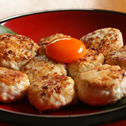 たまご料理の写真　つくね
